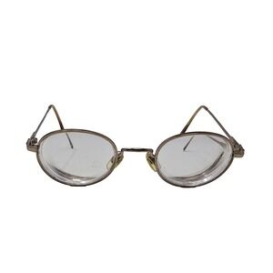 Emporio Armani,‎ Italy Eyeglass 008 806 Gold Metal 45-22-135 Round Frame Only